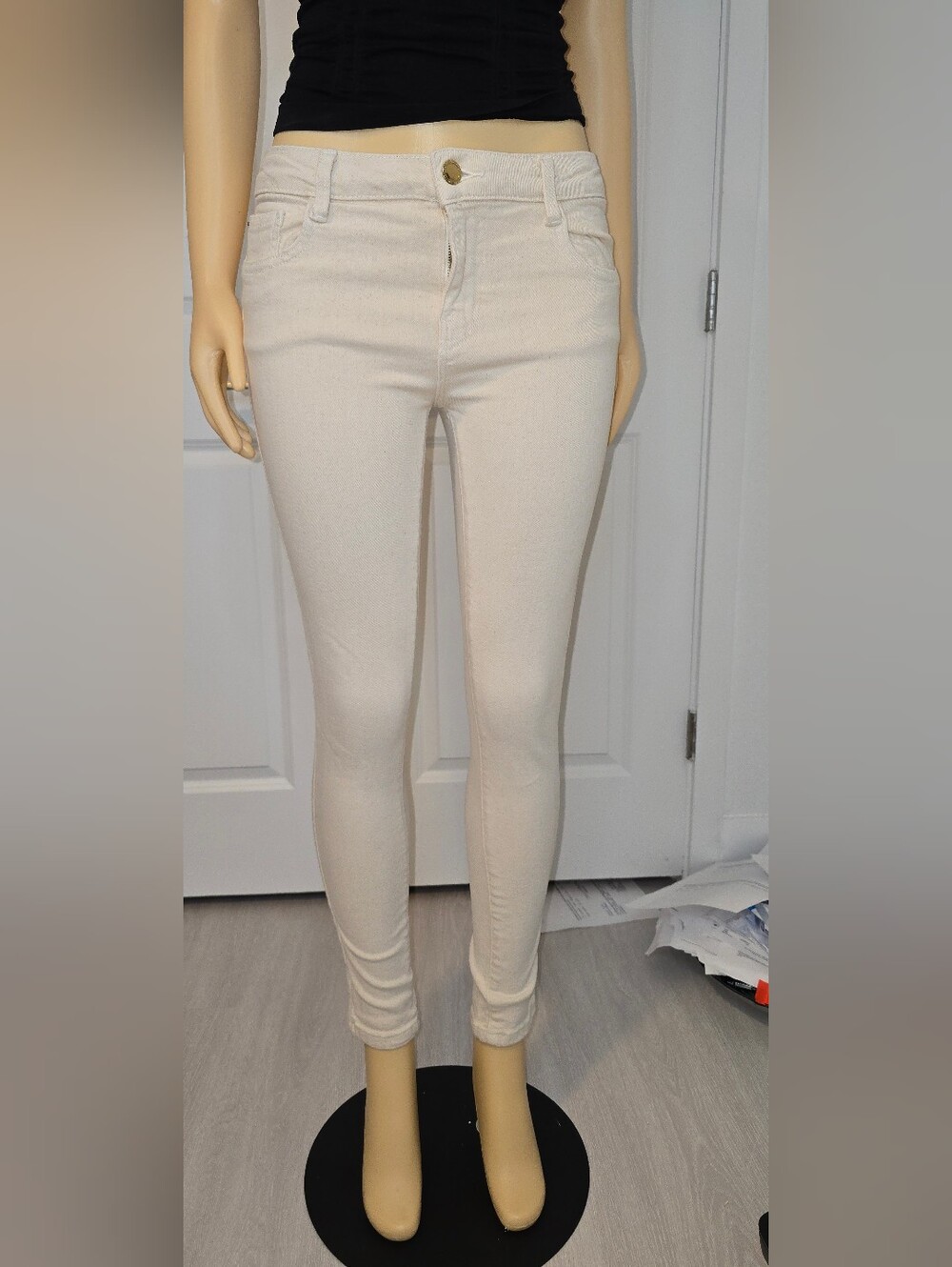 Zara Cream Women's Jeans